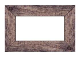 Old gray wooden frame for paintings and photos