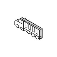 gravel truck civil engineer isometric icon vector illustration