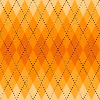 Orange gradient argyle pattern. Argyle vector pattern. Argyle pattern. Seamless geometric pattern for clothing, wrapping paper, backdrop, background, gift card, sweater.