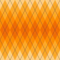 Orange gradient argyle pattern. Argyle vector pattern. Argyle pattern. Seamless geometric pattern for clothing, wrapping paper, backdrop, background, gift card, sweater.