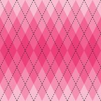 Pink gradient argyle pattern. Argyle vector pattern. Argyle pattern. Seamless geometric pattern for clothing, wrapping paper, backdrop, background, gift card, sweater.