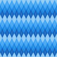 Blue gradient argyle pattern. Argyle vector pattern. Argyle pattern. Seamless geometric pattern for clothing, wrapping paper, backdrop, background, gift card, sweater.