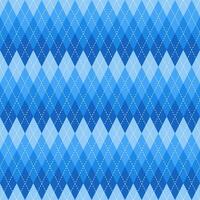 Blue gradient argyle pattern. Argyle vector pattern. Argyle pattern. Seamless geometric pattern for clothing, wrapping paper, backdrop, background, gift card, sweater.