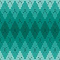 Green gradient argyle pattern. Argyle vector pattern. Argyle pattern. Seamless geometric pattern for clothing, wrapping paper, backdrop, background, gift card, sweater.