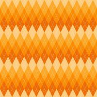 Orange gradient argyle pattern. Argyle vector pattern. Argyle pattern. Seamless geometric pattern for clothing, wrapping paper, backdrop, background, gift card, sweater.