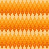 Orange gradient argyle pattern. Argyle vector pattern. Argyle pattern. Seamless geometric pattern for clothing, wrapping paper, backdrop, background, gift card, sweater.