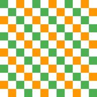 St. Patrick's day checker pattern. checker seamless pattern vector. checker pattern. Decorative elements, floor tiles, wall tiles, bathroom tiles, swimming pool tiles. vector