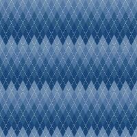 Navy blue gradient argyle pattern. Argyle vector pattern. Argyle pattern. Seamless geometric pattern for clothing, wrapping paper, backdrop, background, gift card, sweater.