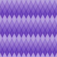 Purple gradient argyle pattern. Argyle vector pattern. Argyle pattern. Seamless geometric pattern for clothing, wrapping paper, backdrop, background, gift card, sweater.