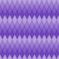 Purple gradient argyle pattern. Argyle vector pattern. Argyle pattern. Seamless geometric pattern for clothing, wrapping paper, backdrop, background, gift card, sweater.