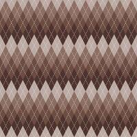 Brown gradient argyle pattern. Argyle vector pattern. Argyle pattern. Seamless geometric pattern for clothing, wrapping paper, backdrop, background, gift card, sweater.