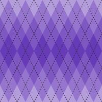 Purple gradient argyle pattern. Argyle vector pattern. Argyle pattern. Seamless geometric pattern for clothing, wrapping paper, backdrop, background, gift card, sweater.