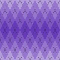 Purple gradient argyle pattern. Argyle vector pattern. Argyle pattern. Seamless geometric pattern for clothing, wrapping paper, backdrop, background, gift card, sweater.