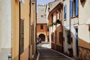 streets of the Italian city of Rimini photo