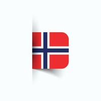 Noruega nacional bandera, Noruega nacional día, eps10. Noruega bandera vector icono