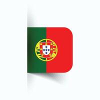 Portugal national flag, Portugal National Day, EPS10. Portugal flag vector icon