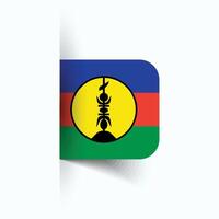 New Caledonia national flag, New Caledonia National Day, EPS10. New Caledonia flag vector icon