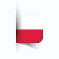 Poland national flag, Poland National Day, EPS10. Poland flag vector icon