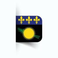 Guadeloupe national flag, Guadeloupe National Day, EPS10. Guadeloupe flag vector icon