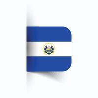 El Salvador national flag, El Salvador National Day, EPS10. El Salvador flag vector icon