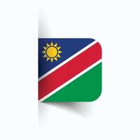 Namibia national flag, Namibia National Day, EPS10. Namibia flag vector icon