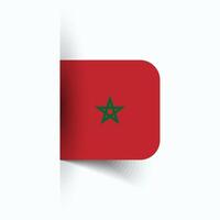 Morocco national flag, Morocco National Day, EPS10. Morocco flag vector icon