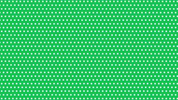 Motion background of polka dot pattern in green and white video