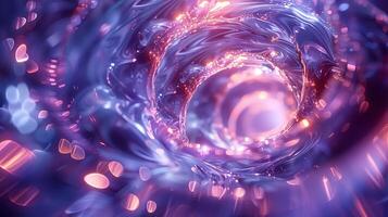 AI generated Abstract glass tunnel, nano carbon fiber. Abstract background. Background, texture. Generated by artificial intelligence. photo