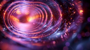 AI generated Abstract glass tunnel, nano carbon fiber. Abstract background. Background, texture. Generated by artificial intelligence. photo