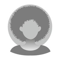 Default avatar profile icon. Grey photo placeholder. Gray Profile. anonymous Face Picture. Woman Avatar Image for social media, web. Vector illustration isolated on white