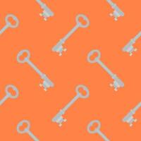 key seamless pattern vector illustration. Texture for textile, wallpaper and backdrop