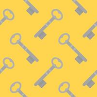key seamless pattern vector illustration. Texture for textile, wallpaper and backdrop