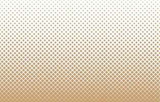 gold squares in halftone pattern seamless geometric background. vector