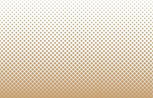 gold squares in halftone pattern seamless geometric background. vector