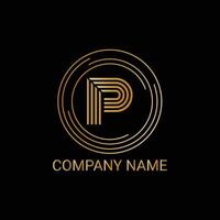 vector professional P logotype template