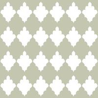 Green damask hand drawn wallpaper. Pastel vintage geometry rhombus shape seamless pattern. Vector light grey print, repeat background, damask ornament, textile, wrap paper, scrap, fabric.