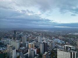 Aerial View of West Croydon London City of England Great Britain. November 20th, 2023 photo