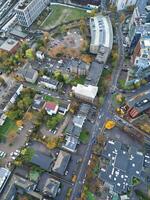Aerial View of West Croydon London City of England Great Britain. November 20th, 2023 photo