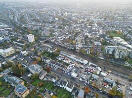 High Angle View of West Croydon London City of England Great Britain. November 20th, 2023 photo