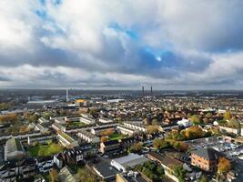 Aerial View of West Croydon London City of England Great Britain. November 20th, 2023 photo