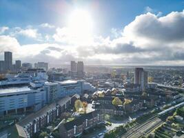 Aerial View of West Croydon London City of England Great Britain. November 20th, 2023 photo