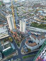 Aerial View of West Croydon London City of England Great Britain. November 20th, 2023 photo