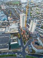 Aerial View of West Croydon London City of England Great Britain. November 20th, 2023 photo