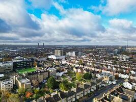 aéreo ver de Oeste croydon Londres ciudad de Inglaterra genial Bretaña. noviembre 20, 2023 foto