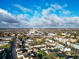 Aerial View of West Croydon London City of England Great Britain. November 20th, 2023 photo