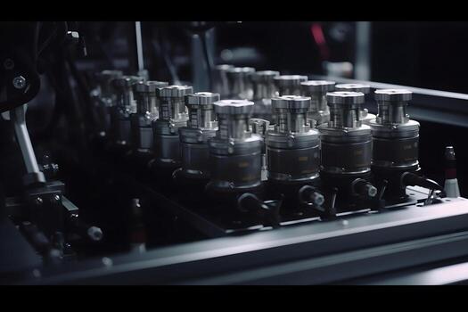 AI generated Modern High Tech Laboratory Full of Advanced Technological Wonders. Neural network AI generated photo