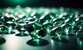 ai generado diamante , blanco, azul, rojo, verde, amarillo diamantes joyería diseño , lujo diamantes fondo, zafiro piedra preciosa, macro diamantes foto