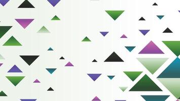 Abstract geometric shapes background with triangle vector