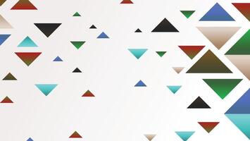 Abstract geometric shapes background with triangle vector