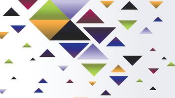 Abstract geometric shapes background with triangle vector